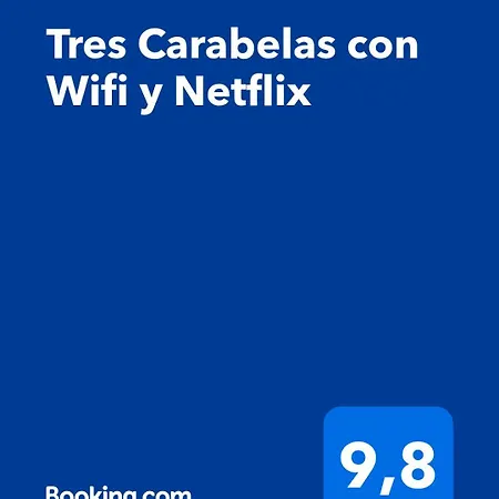 Tres Carabelas Con Wifi Y Netflix アパート *